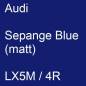 Preview: Audi, Sepange Blue (matt), LX5M / 4R.